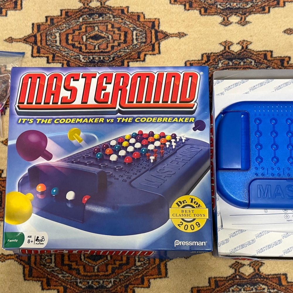 Pressman Mastermind Strategy Game - Blue